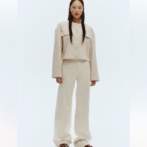 H&M Sweatshirt Cardigan / Varsity Jacket XL